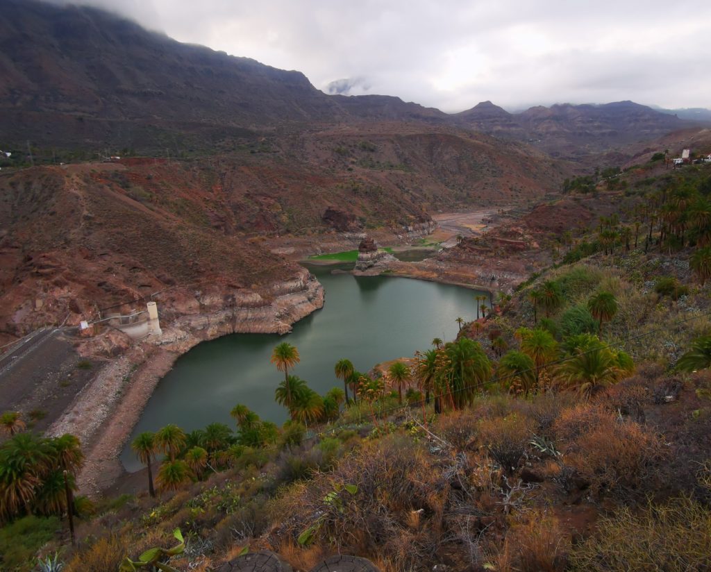 Wasser aus dem Wasserhahn? Trinkwasser? 3 Stausee la Sorrueda Gran Canaria