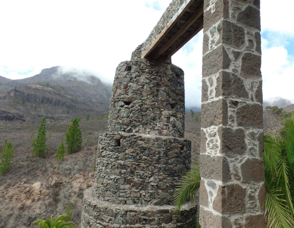 Wassermühle von Fataga Molino del Aqua 10 Blick auf die Wassermühle Fataga