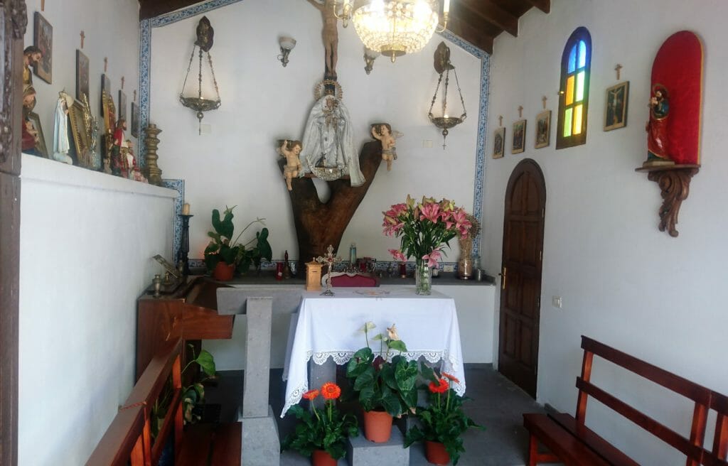 Blick in die Hauskapelle der Finca La Laja Agaete Gran Canaria