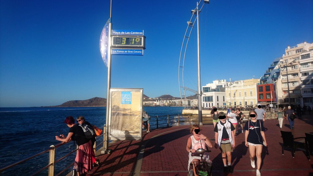 Promenade Playa de las Canteras Gran Canaria