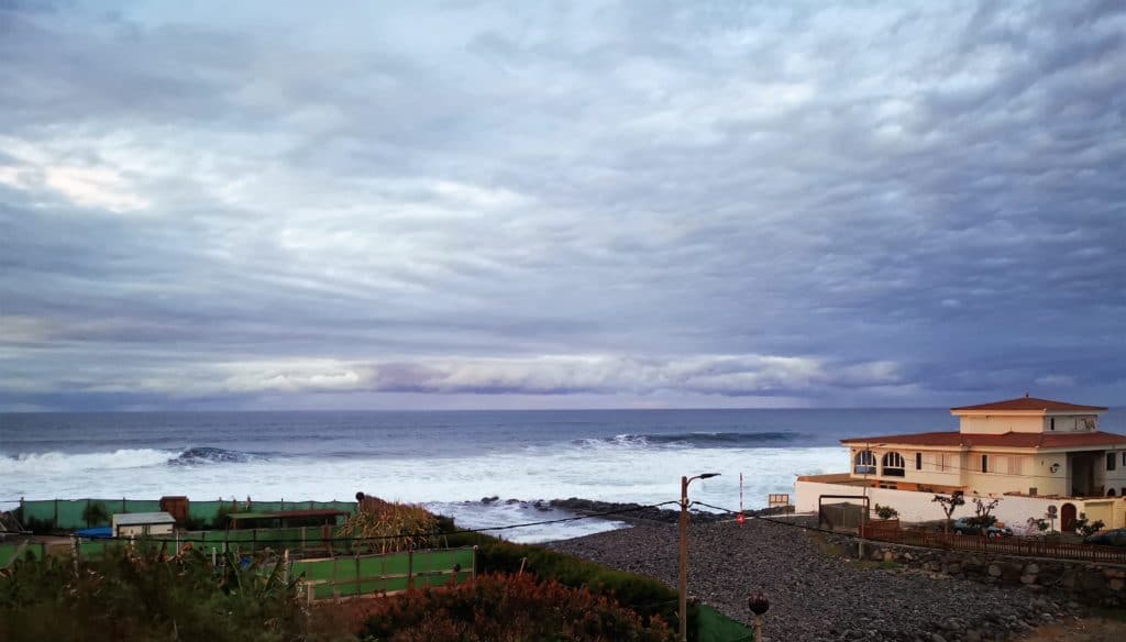 Das Wetter im Februar Gran Canaria 9 Raue See in San Andés Gran Canaria