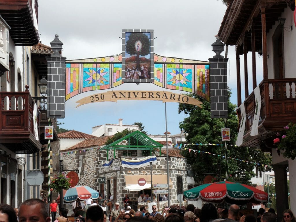 Sonntag Markt in Teror Gran Canaria Spanien