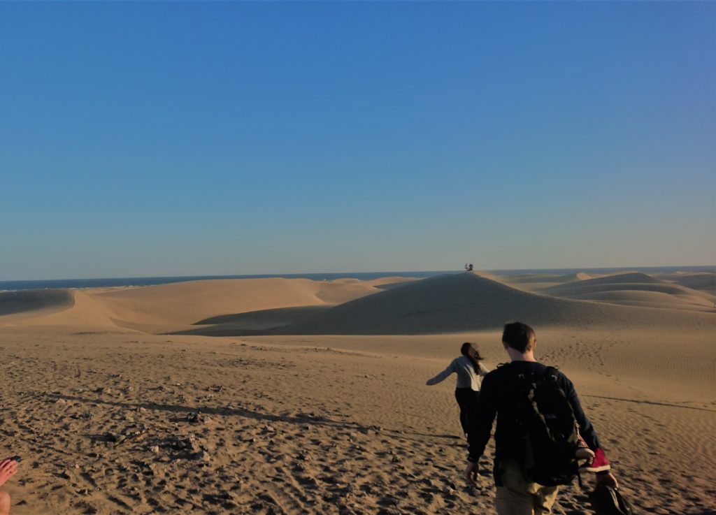 Calima auf den Kanaren Gran Canaria 8 getrübte Sicht bei Calima