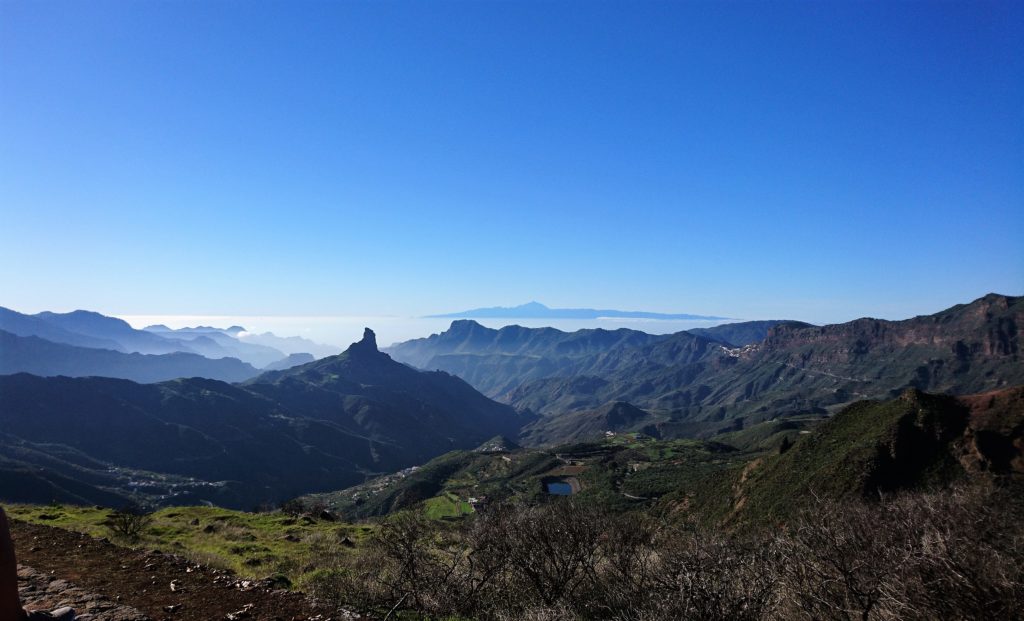 Ausblick vom Aussichtspunk Mirador Degollada de Becerra Gran Canaria