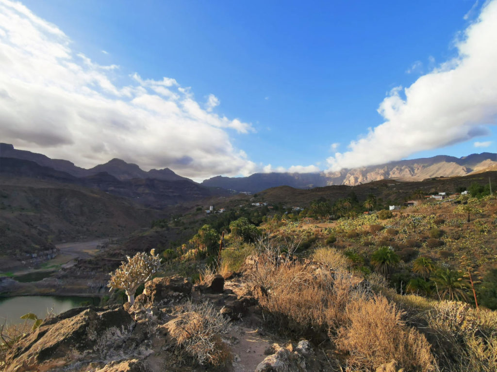 Aussichtspunkt Mirador La Sorrueda Presa de Tirajana Gran Canaria