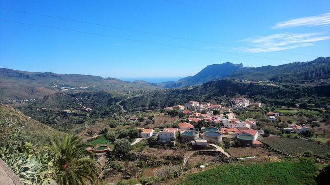 Sommerliches Wetter in den Bergen von Gran Canaria