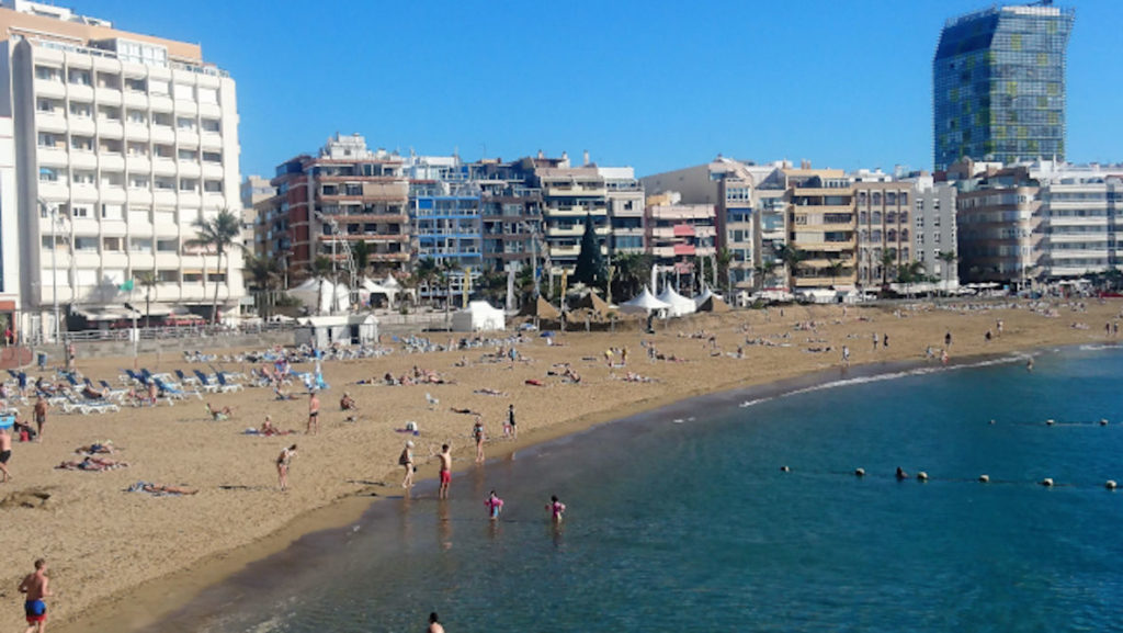 Strand Las Canteras in Las Palmas de Gran Canaria