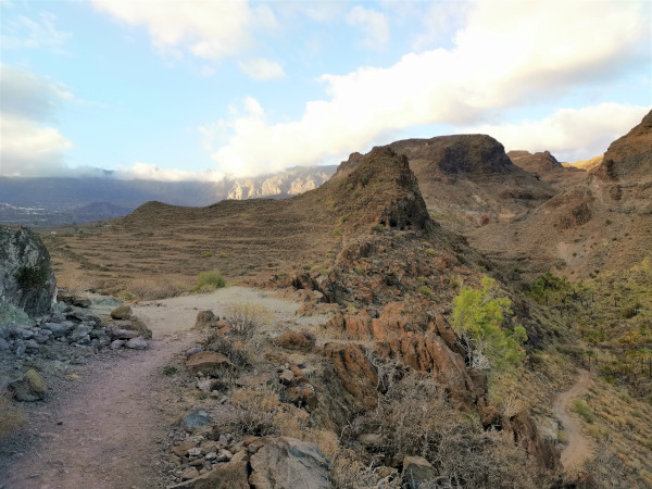 Ein Weg führt auch zur Fortaleza Chica (Gran Canaria)