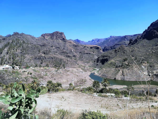 Stausee Presa de Soria Embalse de Soria Gran Canaria 6 Barranco de Soria Gran Canaria