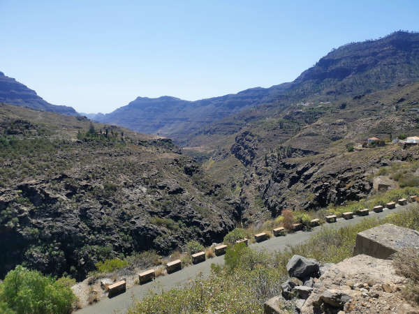 Stausee Presa de Soria Embalse de Soria Gran Canaria 3 Schlucht Barranco de Arguineguín