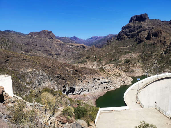Stausee Presa de Soria Embalse de Soria Gran Canaria 4 Stausee Embalse de Soria Gran Canaria