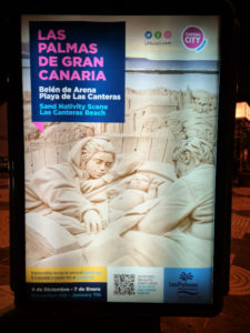 15 Weihnachtskrippe aus Sand Belèn Las Canteras Las Palmas de Gran Canaria 2020 Plakat 1