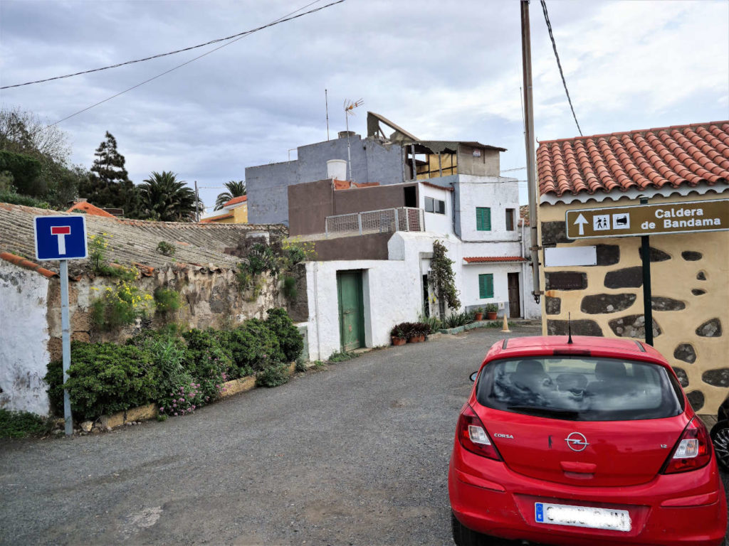 Zugang zum Mirador de los Cuartos Caldera de Bandama Gran Canaria