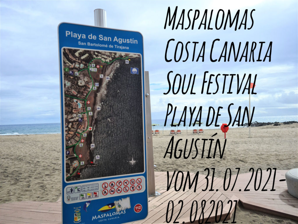Maspalomas Costa Canaria Soul Festival 2021 am Playa de San Agustín Gran Canaria