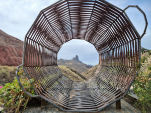 Übergroße Korb beliebtes Fotomotiv auf Gran Canaria