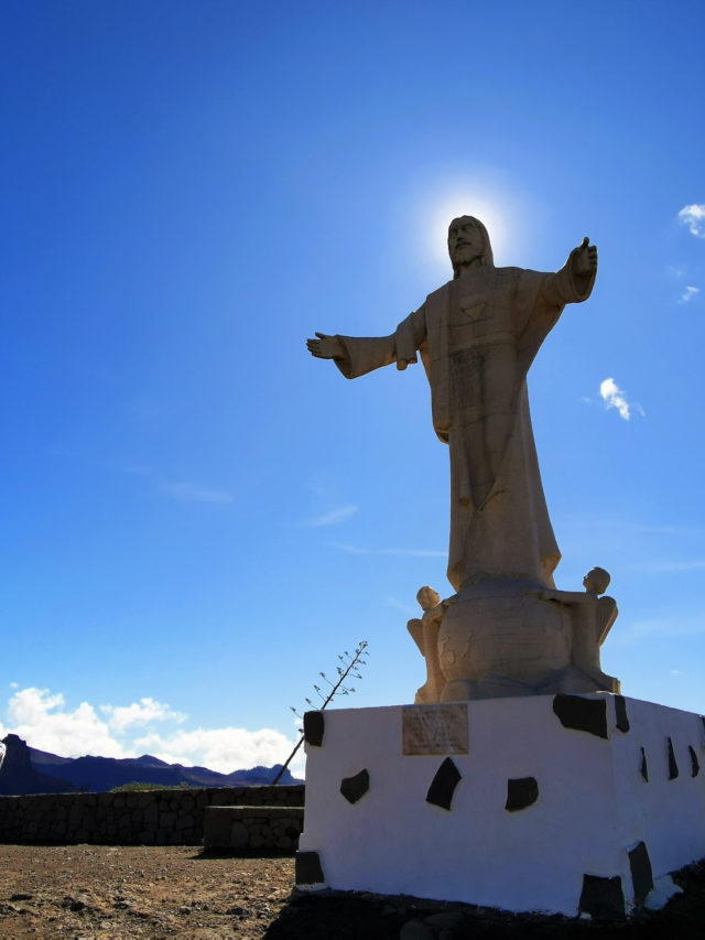 Die Jesusstatue Artenara