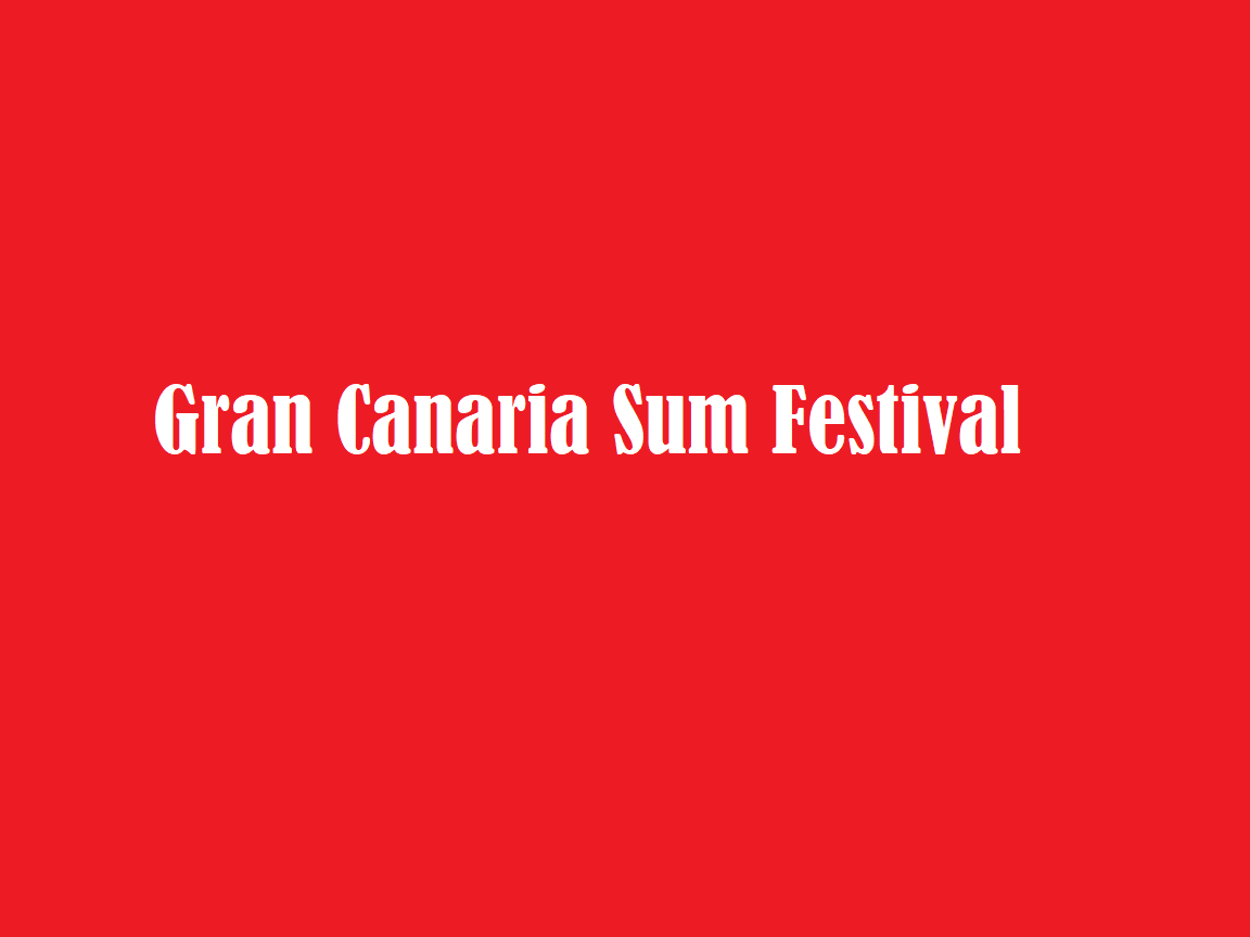 Gran Canaria Sum Festival