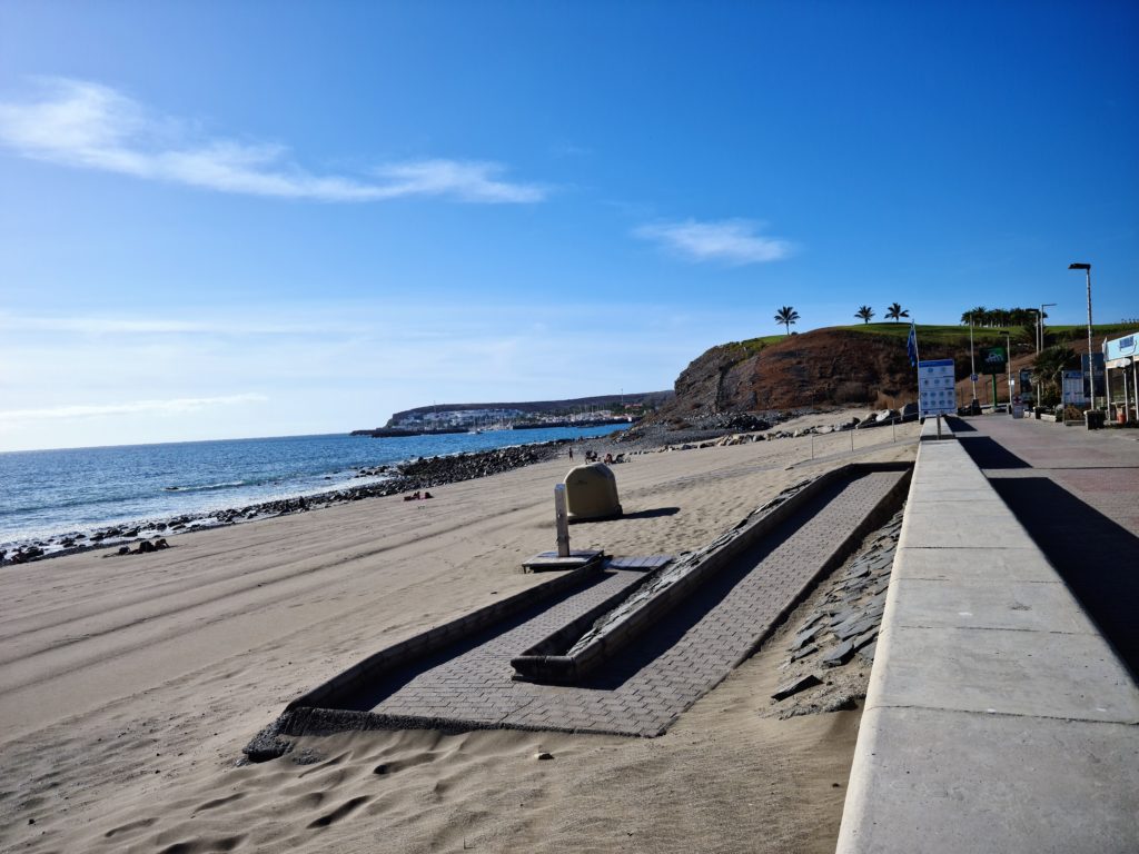 Zugang zum Strand Playa de Meloneras