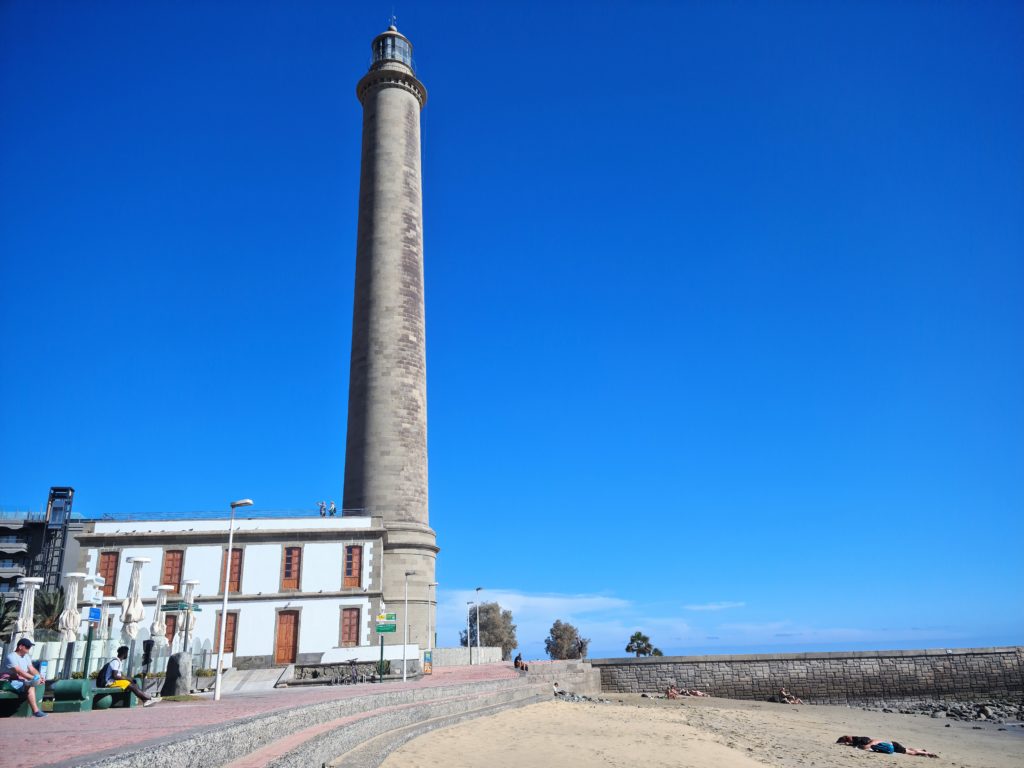 Am Faro Maspalomas beginnt der Strand Playa del Faro