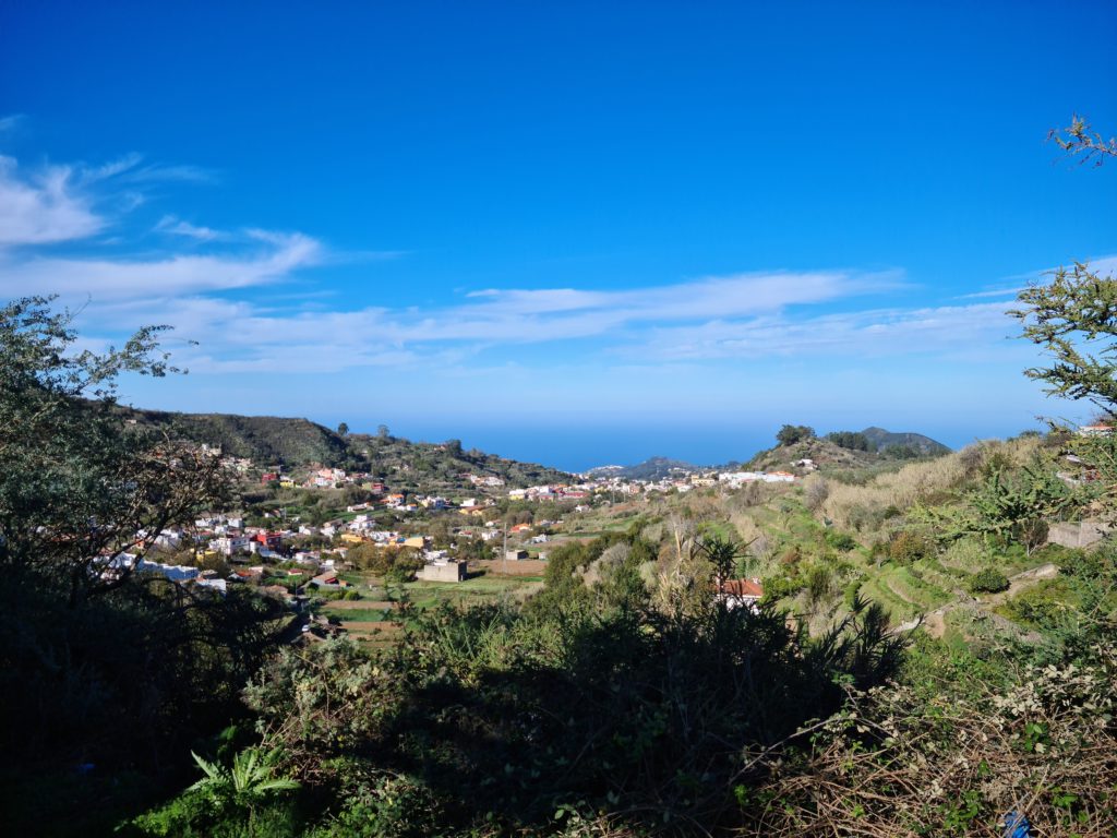 Blick auf die Küste vom Aussichtspunkt D. Miguel de Unamuno