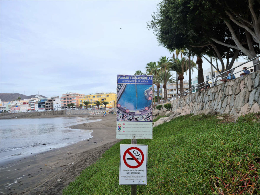 Rauchen ist verboten am Strand