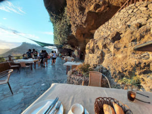 Abendessen mit toller Aussicht im Restaurant Mirador la Cilla