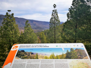 Aussichtspunkt Mirador Degollada de la Cruz Grande mit Blick auf Santa Lucía de Tirajana