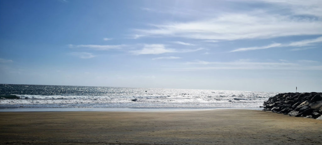 Wellenbrecher Playa El Veril Gran Canaria