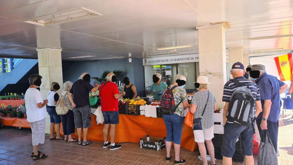 Bauernmarkt San Agustin Gran Canaria im Centro Comercial San Agustin