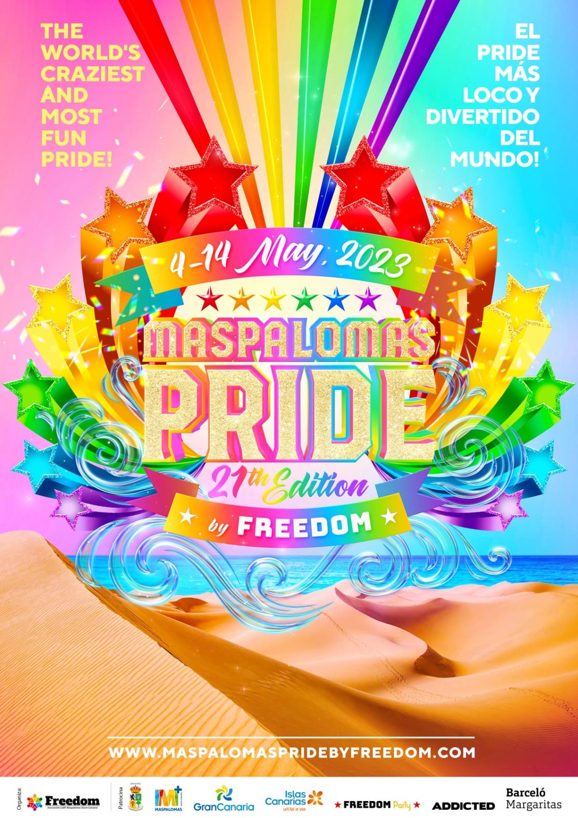 Gran Canaria Maspalomas Gay Pride 2023 vom 04.05.2023-14.05.2023