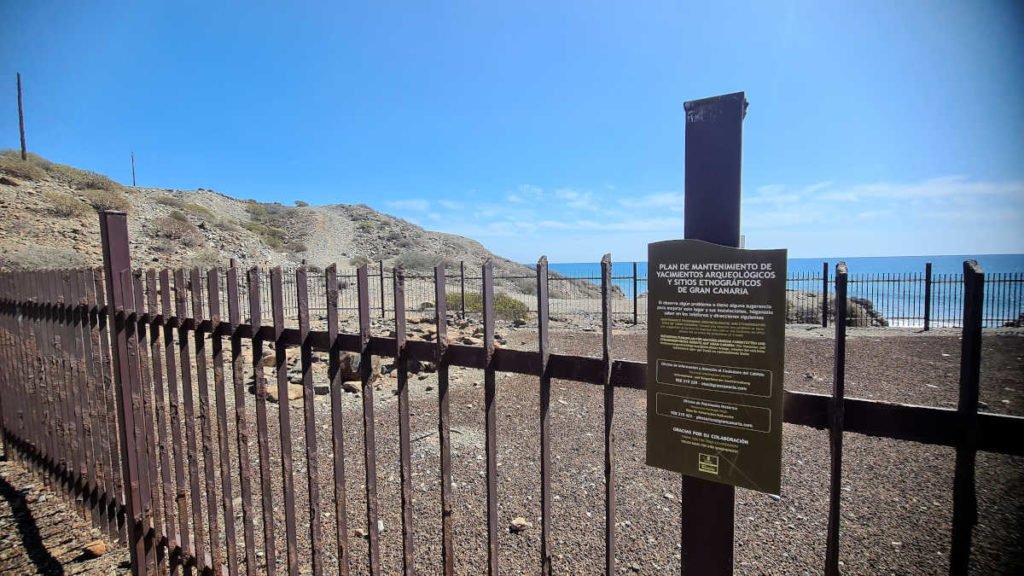 Archäologische Zone El Llanillo Arguineguín Gran Canaria 17 Ausgrabungsstätte El Llanillo