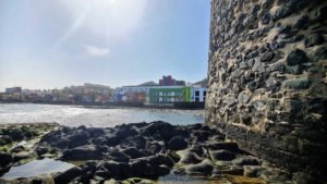 Blick auf das Küstenviertel San Cristóbal Las Palmas de Gran Canaria