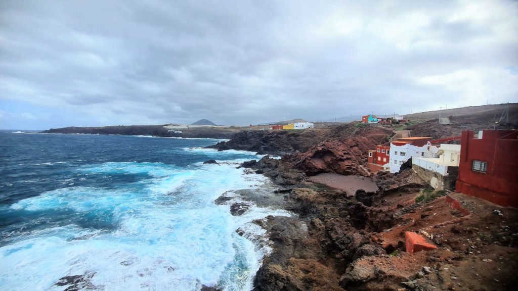 Landspitze & Küstenabschnitt Punta de Banco Gordo Gáldar Gran Canaria