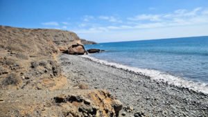 Naturstrand Namens Llanillo Santa Agueda Gran Canaria