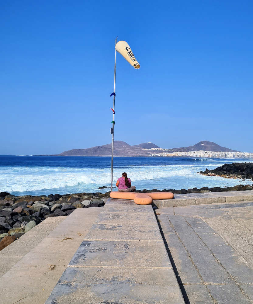 Blick auf die Halbinsel La Isleta - Las Palmas de Gran Canaria