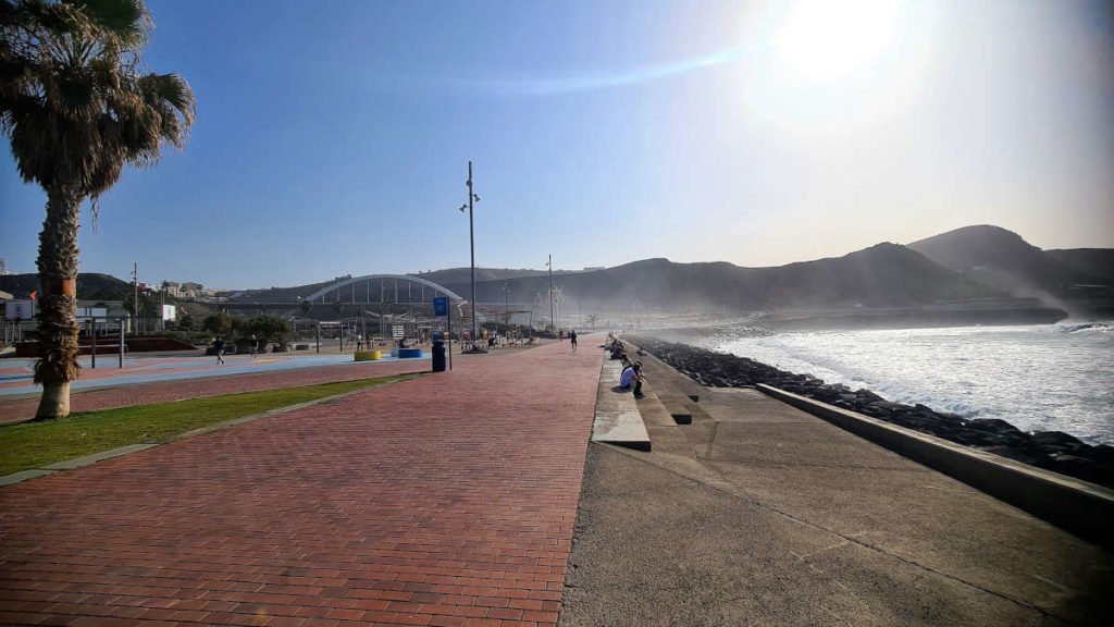 Die über 6 Kilomer lange Küste in Las Palmas endet am südlichen Ende im Küstenabschnitt Bajas del Pedroso