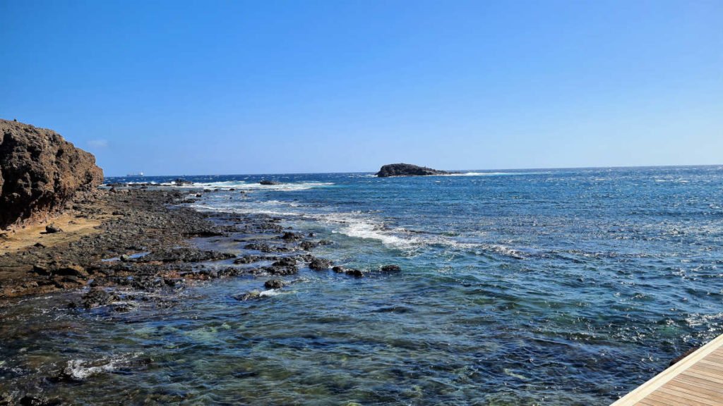 Klippe Roque de Arinaga Südostküste Gran Canaria