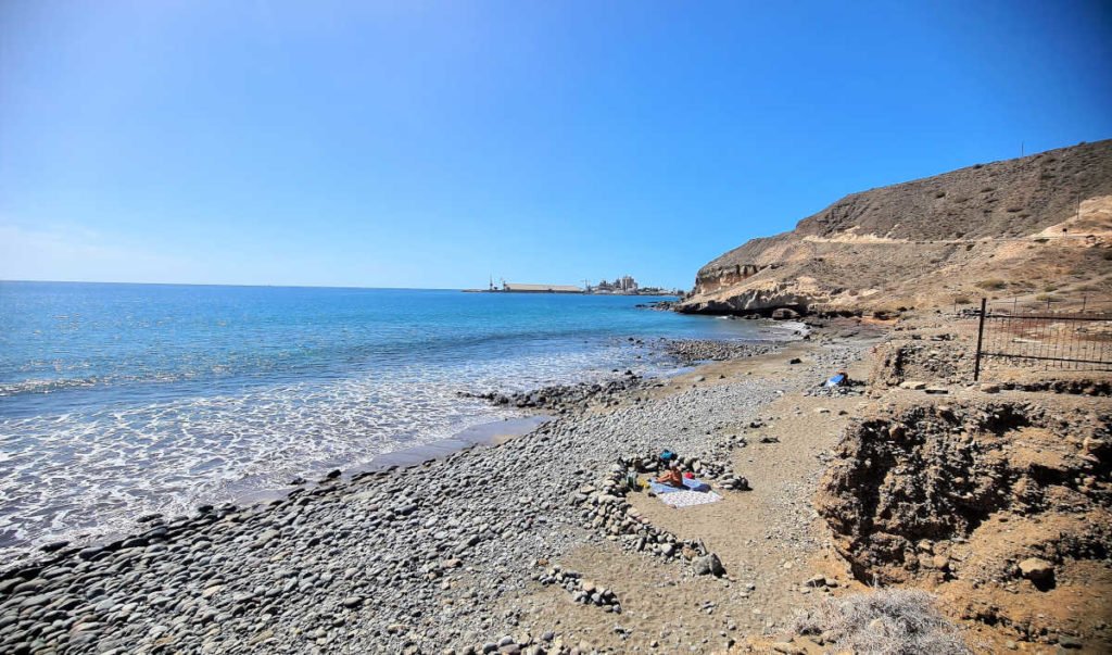 Playa del Llanillo Santa Agueda San Bartolomé de Tirajana bei Arguineguín Gran Canaria