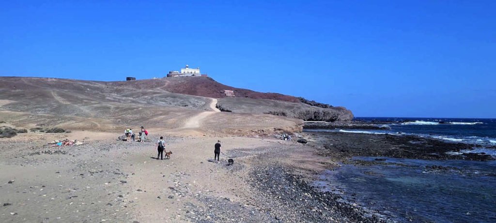 Wanderweg zum Leuchtturm Faro de Arinaga