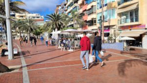 Paseo de Las Canteras in Richtung La Puntilla Las Palmas Gran Canaria