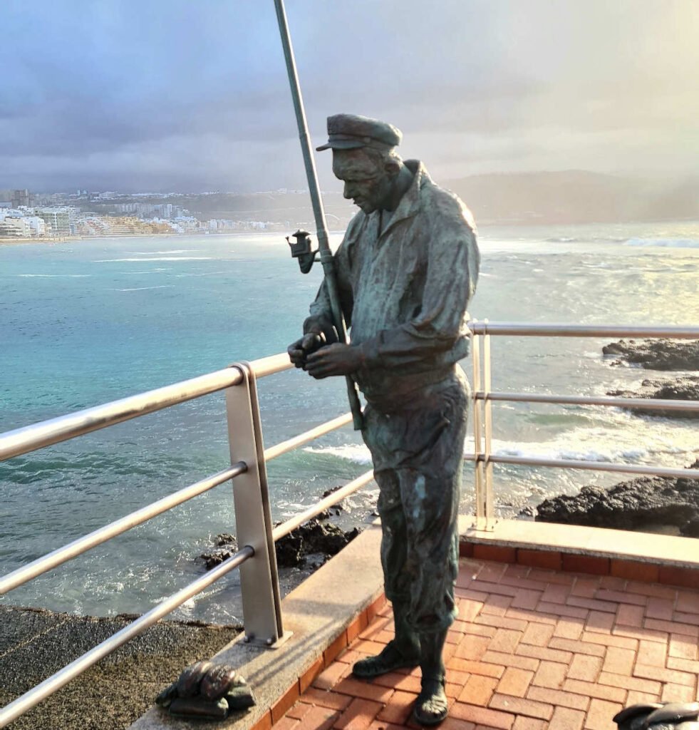 The Fisherman Skulptur Las Palmas Gran Canaria