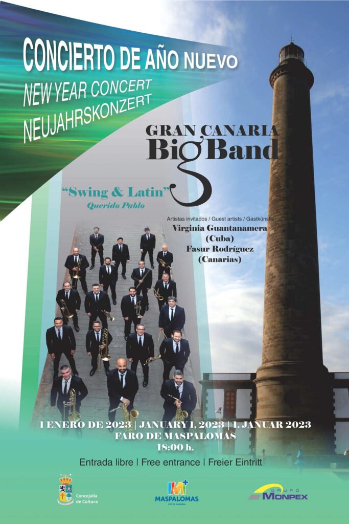 Neujahrskonzerts Maspalomas 2023 mit der Gran Canaria Big Band