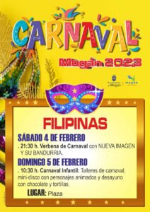 Termine Karneval Gemeinde Las Filipinas Mogán 2023