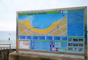 Blaue Flagge Playa Arinaga Gran Canaria